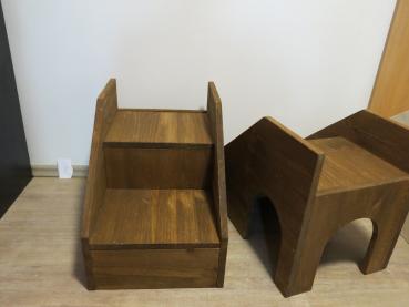 Preview: Treppe "Schloss Mümmelmann" mit Schutzlasur